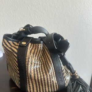 Chloe Black and Gold Mini Bag